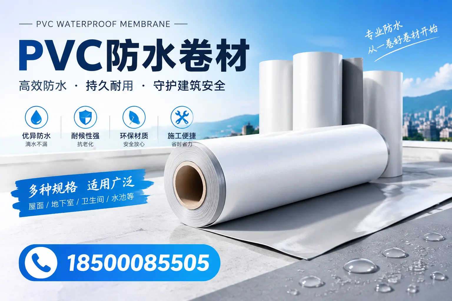 如何选择适合的PVC防水卷材?专家为您解答通化的需求